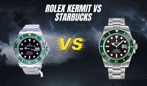 rolex starbuk|rolex starbucks vs kermit.